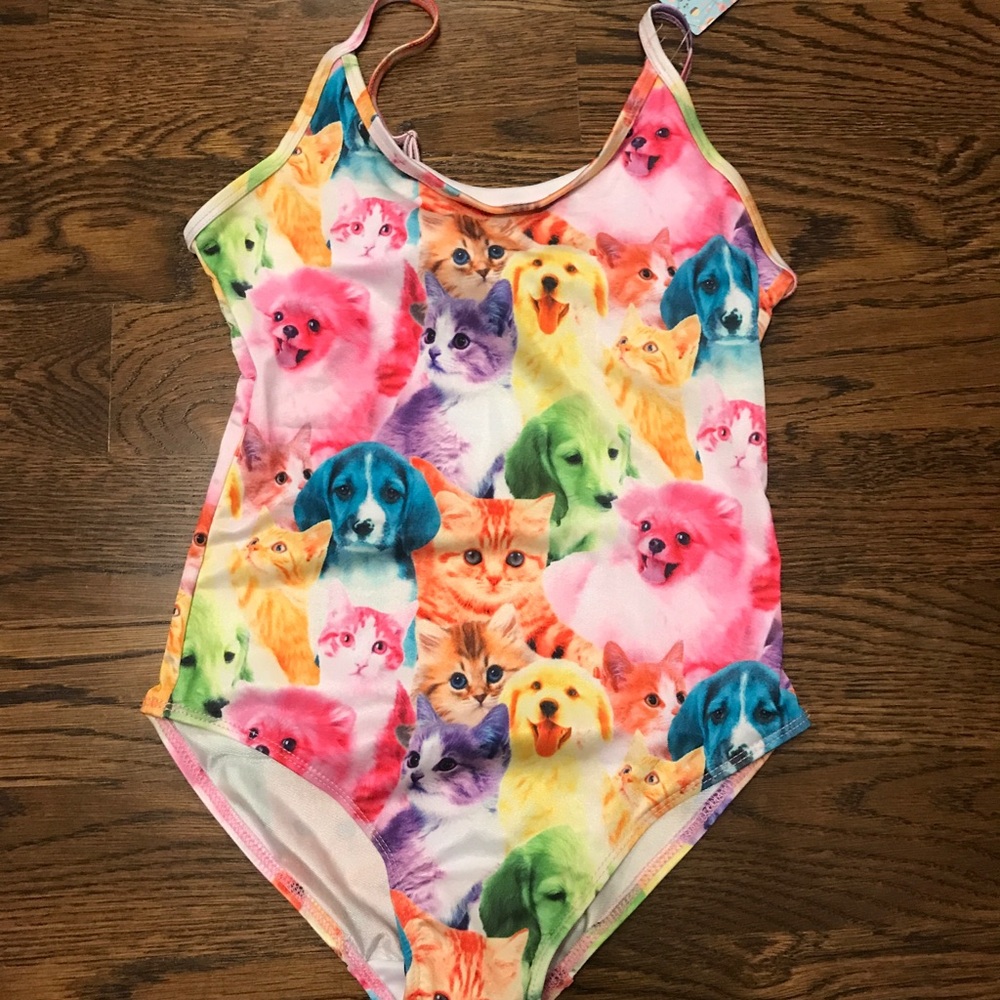 🛍5 for $30 Deal🛍 Girls Cat and Dog Swimsuit